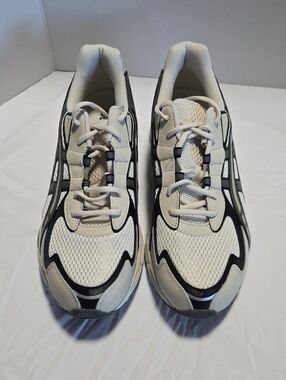 Asics White and Black Athletic Sneakers